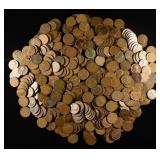 (500) 40'S & 50'S WHEAT CENTS