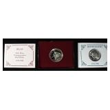 1982-S PROOF & 82-D UNC 50C COMMEMS