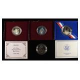 (4) COMMEM HALF DOLLARS