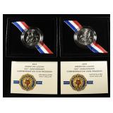 (2) 2019-D 50C COMMEMS AMERICAN LEGION
