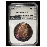 1878-S MORGAN DOLLAR PCI SUPERB GEM BU PL