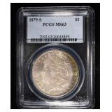1879-S MORGAN DOLLAR PCGS MS-63