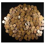 (500) WHEAT CENTS: MIXED DATES