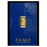 PAMP SUISSE 2.5G .9999 GOLD BAR