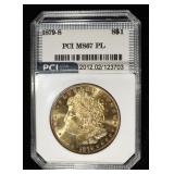 1879-S MORGAN DOLLAR PCI SUPERB GEM BU PL