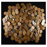 (500) 40'S & 50'S WHEAT CENTS