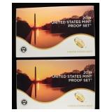 (2) 2019 MINT PROOF SETS