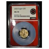 2026 $5 GOLD EAGLE NGC MS70