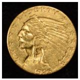 1925-D $2.5 GOLD INDIAN AU