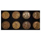 8 NICE EARLY SEMIKEY WHEAT CENTS