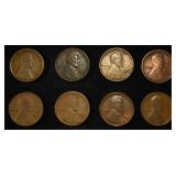 8 NICE EARLY SEMIKEY WHEAT CENTS