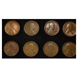 8 NICE EARLY SEMIKEY WHEAT CENTS