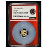 2026 $1 NIUE GOLD COWGIRL NGC ENHANCED REV PF70