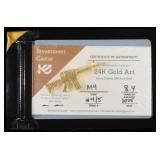 M4 8.4 GRAMS OF 24K GOLD
