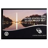 2018 US SILVER PROOF SET