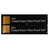 (2) 2011 US PROOF SETS