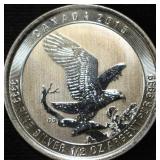 CANADIAN 1/2 OZ .999 SILVER ROUND