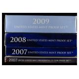 2007, 08, 09 US PROOF SETS