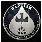 BAPTISM 1 OZ .999 SILVER ROUND