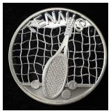 TENNIS 1 OZ .999 SILVER ROUND