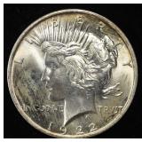 1922 PEACE DOLLAR GEM BU