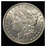 1891-CC MORGAN DOLLAR CH AU
