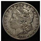 1886-O MORGAN DOLLAR VF