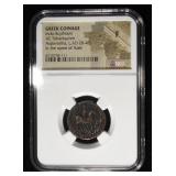 c.20-46 AD GREEK INDO-SCYTHIANS TETRADRACHM NGC F