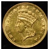 1888 $1 GOLD AU