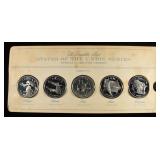 FRANKLIN MINT STATES OF UNION SERIES SILVER PROOFS