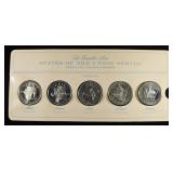 FRANKLIN MINT STATES OF UNION SERIES SILVER PROOFS