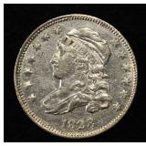 1828 BUST DIME AU