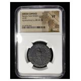 APOLLODOTUS II, c.80-65 BC, AE28, NGC VF