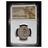 AD 249-251 TRAJAN DECIUS BI TETRADRACHM NGC XF