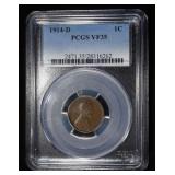 1914-D LINCOLN CENT PCGS VF-35