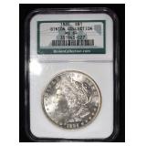 1885 MORGAN DOLLAR NGC MS-64 BINION COLLECTION