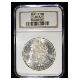 1896-S MORGAN DOLLAR NGC MS-62