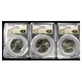 (3) 1776-2026-P ENDURING LIBERTY 50C CAC MS62