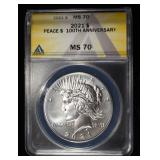 2021 PEACE DOLLAR ANACS MS70 100TH ANNIVERSARY