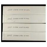 (4) 2005 OCEAN VIEW NICKEL SETS