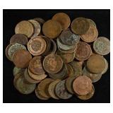 (50) INDIAN HEAD CENTS