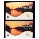 (2) 2019 MINT PROOF SETS