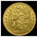 1811 $5 CAPPED BUST GOLD CH BU