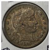 1916 BARBER QUARTER CH TO GEM ORIG UNC