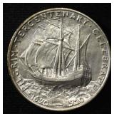 1920 PILGRIM COMMEM HALF DOLLAR AU