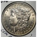 1896 MORGAN DOLLAR GEM BU
