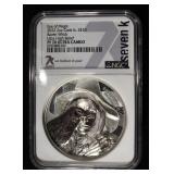 2022 COOK IS. SILVER RAVEN WITCH NGC PF-70 UCAM