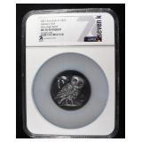 2021 COOK IS. 5 OZ SILVER ATHENA'S OWL NGC MS70