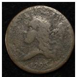 1793 LIBERTY CAP HALF CENT FINE