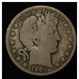 1904-S BARBER HALF VG